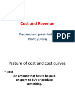 Cost and Revenue