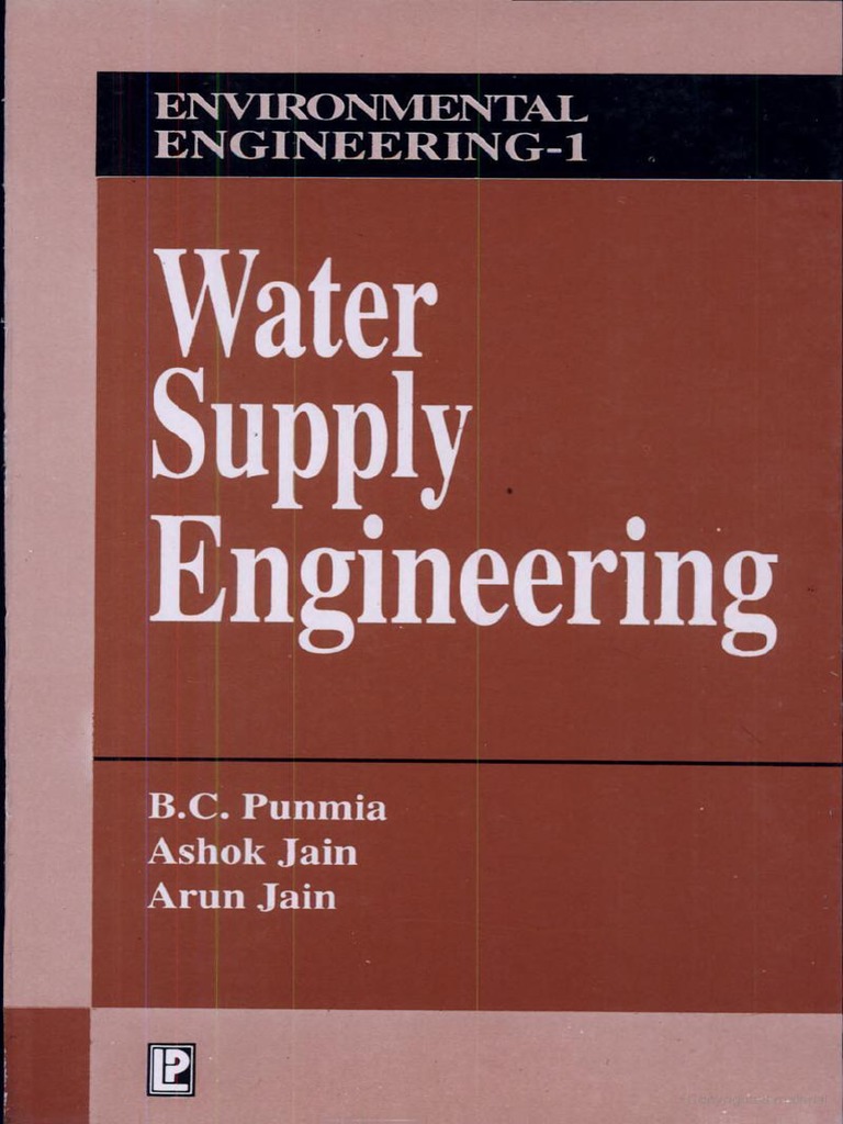 Water Supply Engineering In S I Units Pdf Pdf