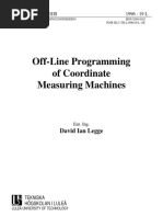 Off-Line Programming of CMM