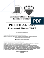 Political Preweek 2017