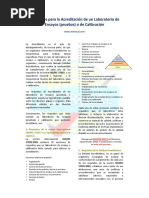 Requisitos para Acreditar Un Laboratorio de Ensayos o Calibracion PDF