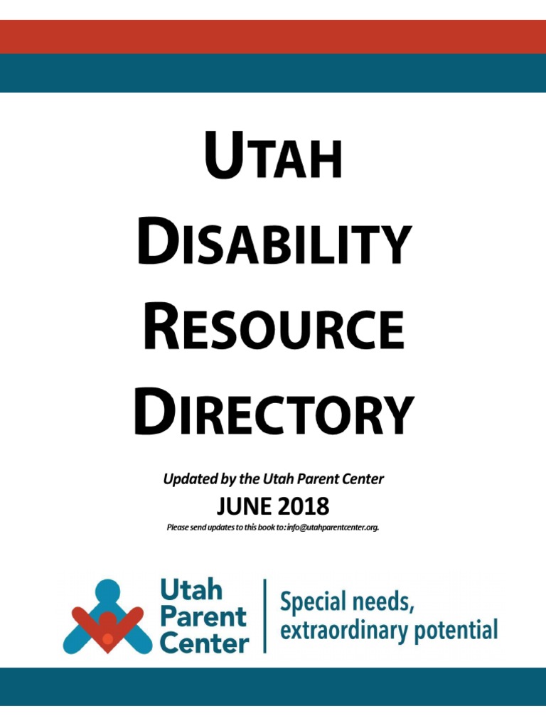 Utah Disability Resources Guide | PDF | Tourette Syndrome | Mental Disorder