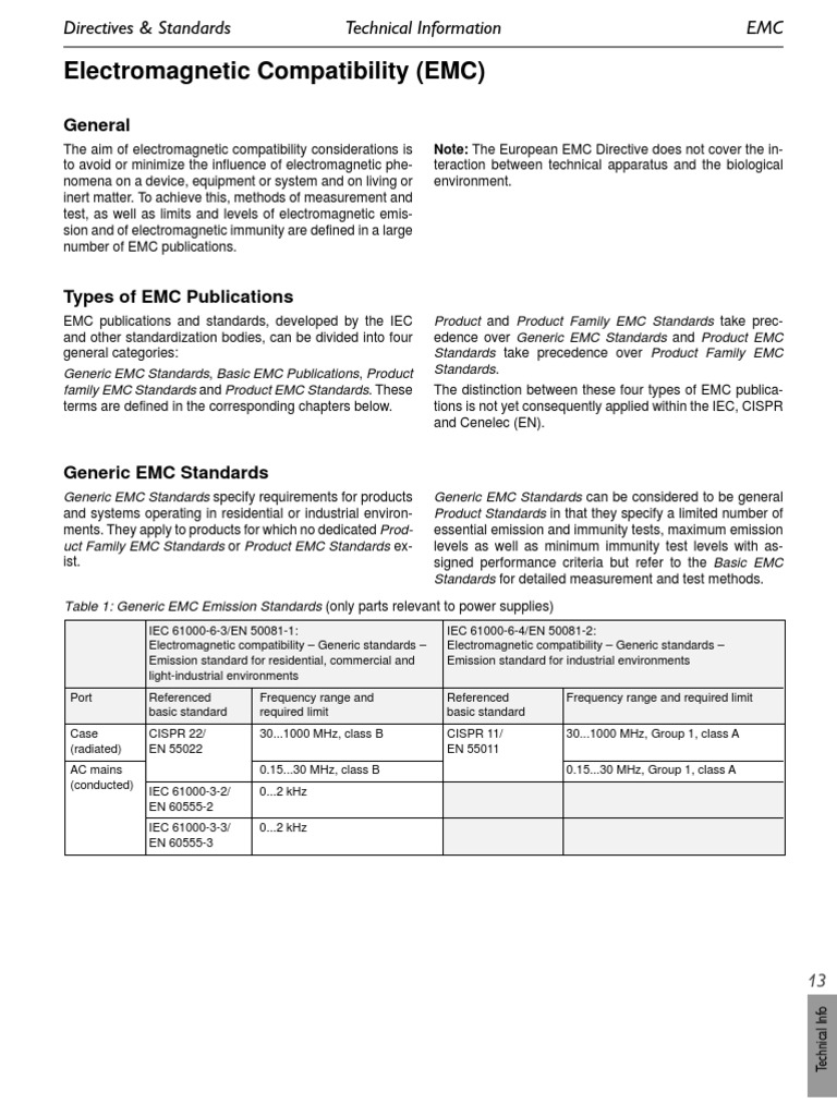 Electromagnetic Compatibility (Emc) | PDF | Electromagnetic ...