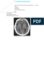 CT of Subacute Infarction