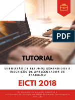 Tutorial de Submissão de Resumos Expandidos EICTI 2018