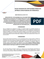 FCCPV extiende aplicación de pronunciamientos internacionales