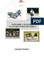 Towards A Walking Culture in South Africa