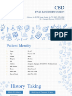 Case Based Discussion: Advisor: Dr. H. M. Saugi Abduh, SP - PD, KKV, FINASIM By: Aminah Alaydrus (30101407130)