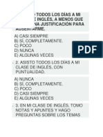 Autoevaluación Ingles