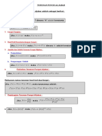 Turunan Fungsi Aljabar