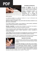 Estrategias de Redacción