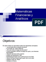 Matemáticas Financieras y Analíticos