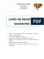 Livro de Receitas Saudáveis Da Nutri Gabi!