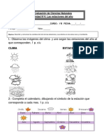 Prueba Estaciones Del Año