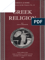 Greek Religion. Jan Bremmer