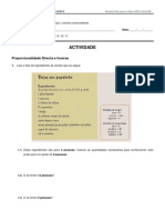 Proporcionalidade, escalas e notação científica