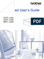 Advanced User's Guide: DCP-J100 DCP-J105 MFC-J200