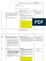 Health and Pe Lesson Sequence and Reflection