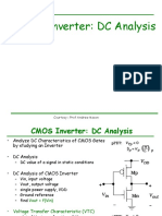 CMOS Inverter: DC Analysis: Courtesy: Prof Andrew Mason