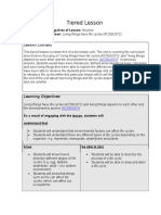 Tiered Lesson For Portfolio