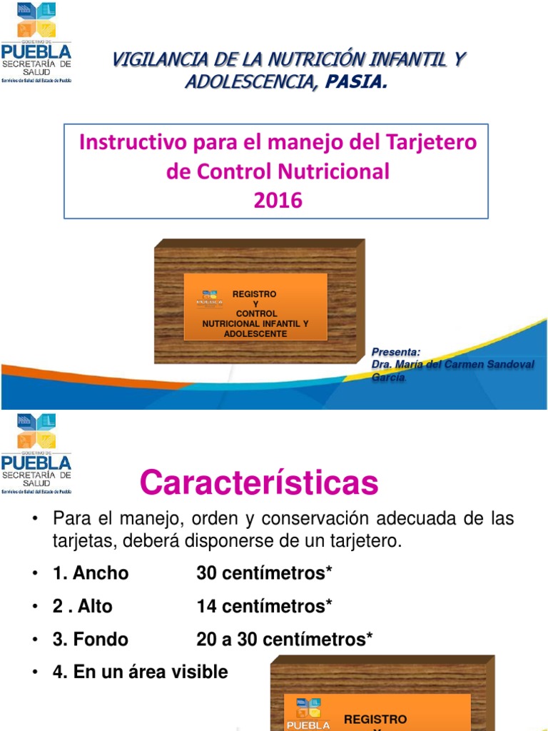 Tarjetero de Control Nutricional Infantil | PDF | Obesidad