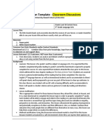 classroom discussion lesson plan template  1 
