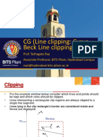 CG (Line Clipping: Cyrus Beck Line Clipping) : BITS Pilani