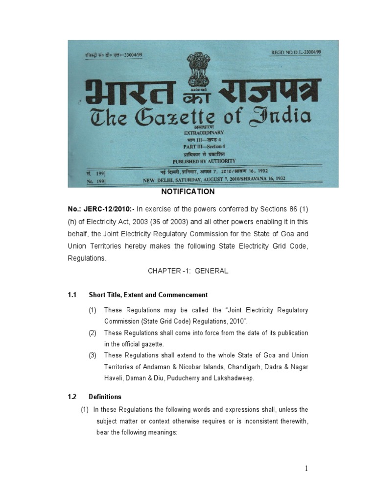Grid Code | PDF | Electric Power Transmission | Electrical Grid