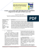 Seepage Characteristics Under Hydraulic Structure Foundation (Supported by Sheet Pile) in Multi-Layers Soil