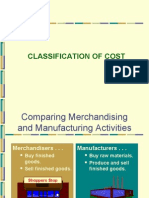 Classification of Cost