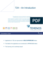 Enquiries in T24 - An Introduction: Temenos Education Centre