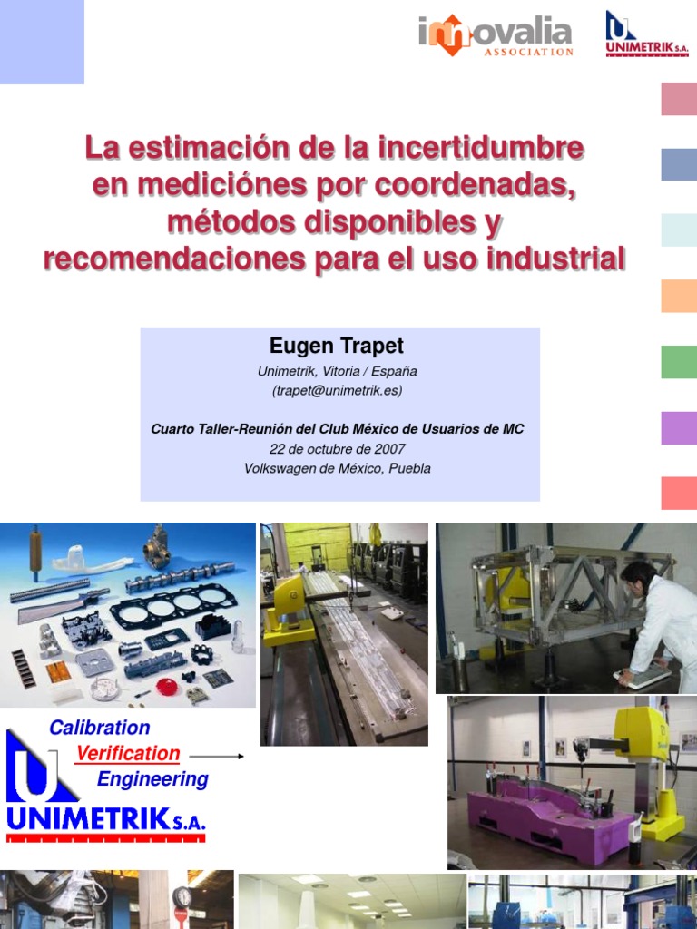 Estimación de La Incertidumbre en Mediciones Por Coordenadas | PDF ...