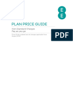 Ee Pay As You Go Non Standard Price Guide From August 2018 PDF