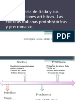 Inculturas Italianas Protohistoricas y Preromanas