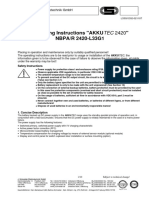 Operating Instructions "Akkutec 2420" Nbpa/R 2420-L33G1: J. Schneider Elektrotechnik GMBH