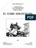 El Clero Afrancesado Actas de La Mesa Redonda Aix en Provence 25 de Enero de 1985