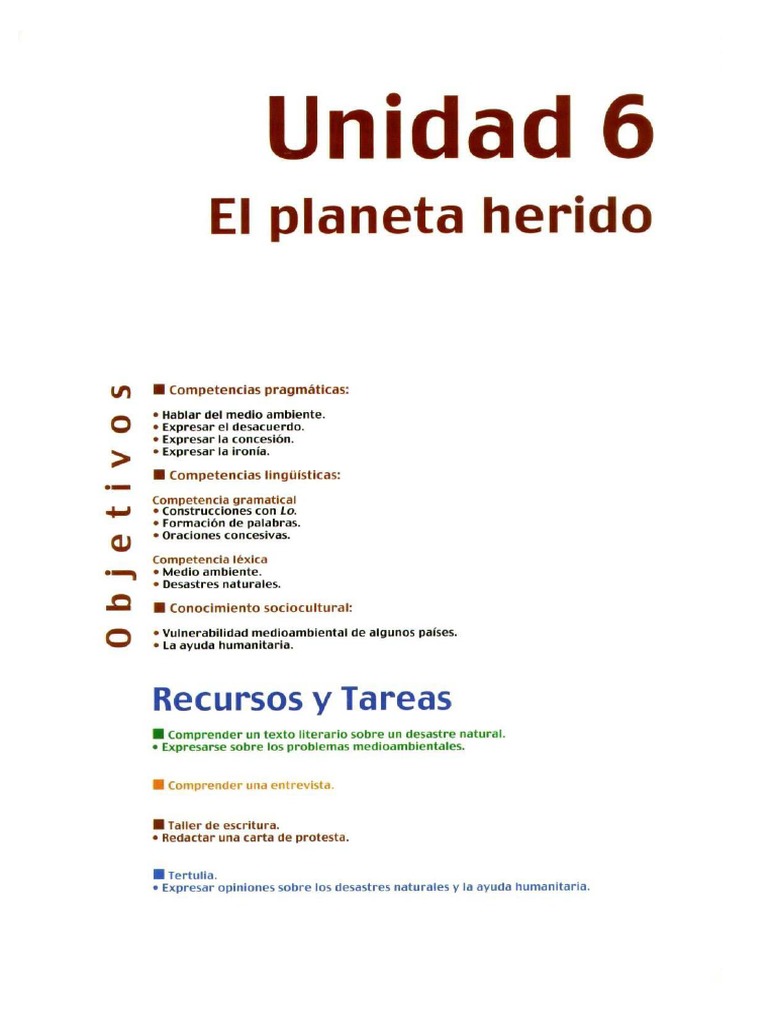 Unidad 06 - Nuevo Ven 3 - Libro Del Alumno | PDF