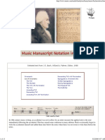 Bach Music Manuscript Notation PDF