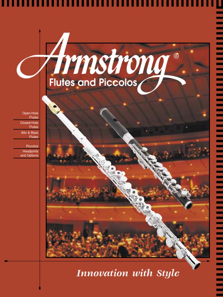 Armstrong Flute Brochure PDF PDF Flute Aerophones