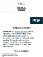 What is Corrosion