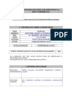 Avaliação Dos Fornecedores de Aparas