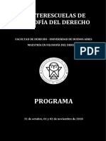 Programa - IV Interescuelas de Filosofía Del Derecho