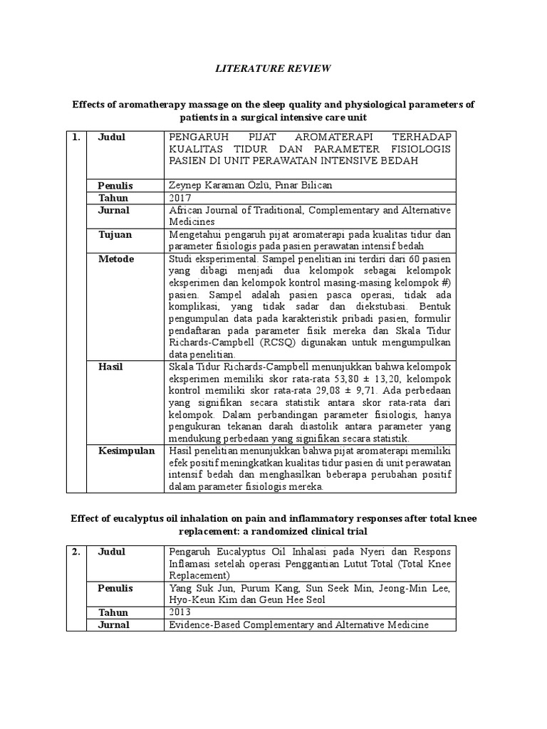 Literature Review Fraktur Femur Pdf