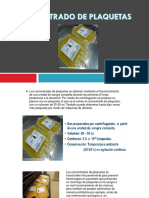 Concentrados de plaquetas: indicaciones y contraindicaciones