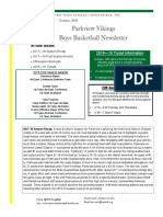 2018 Issue 1 Boys Basketball Newsletter