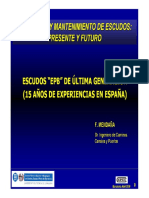 Escudos Epb de Última Generación (15 Años de Experiencias en España) PDF