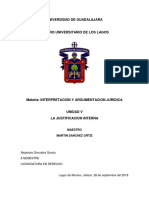 Universidad de Guadalajara: Alejandro Gonzalez Garcia 8 Semestre Licenciatura en Derecho