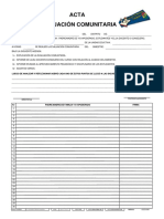 Acta Evaluacion Comunitaria