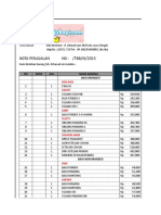 Contoh Sampel Oktober 1juta