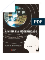 11 - John B. Thompson - 2002 - A Mídia e A Modernidade PDF